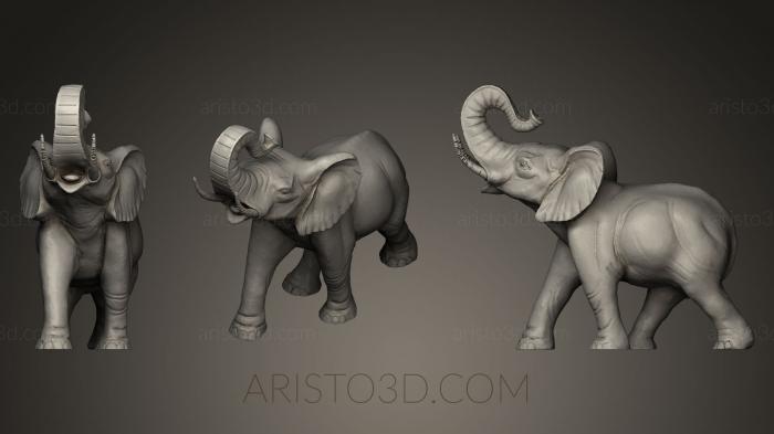 Animal figurines (STKJ_0266) 3D model for CNC machine